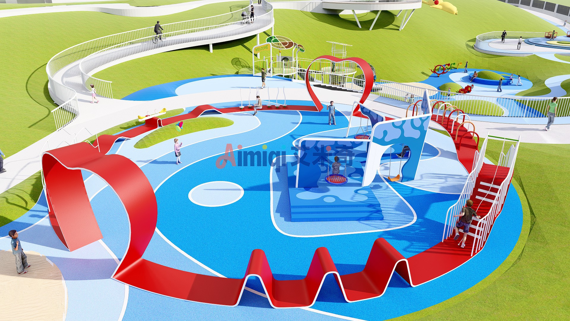 大型户外市政园林广场儿童乐园规划方案