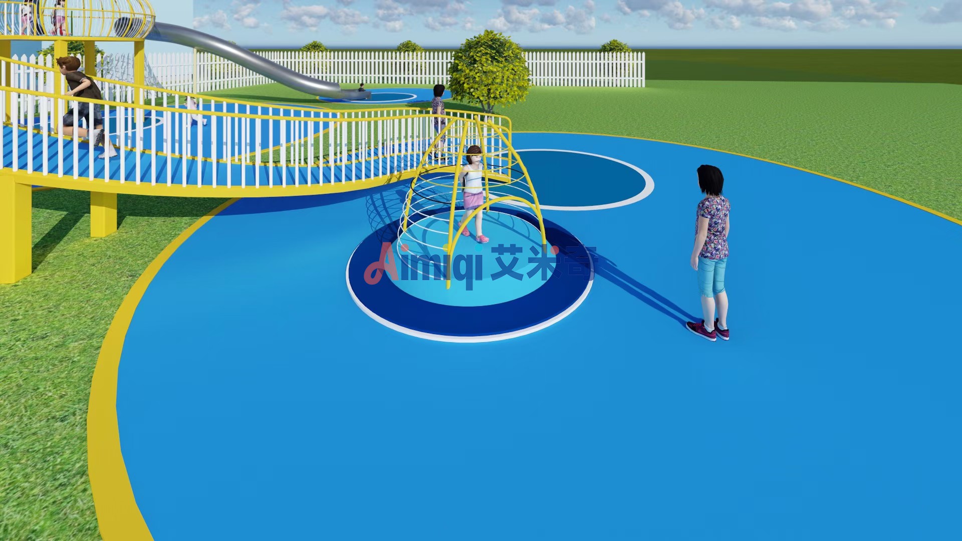 重庆非标定制不锈钢滑梯游乐设备