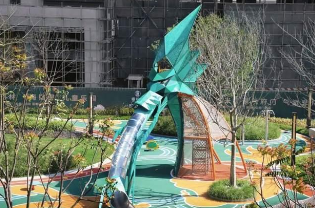 主题儿童乐园网红不锈钢滑梯案例